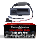 Audi A4/S4 (09-16), A5/S5 (08-17), A6/S6 (12-15), A7/S7 (12-18), Q3 (15-18), Q5/SQ5 (09-17) OEM Replacement Backup Camera OE Part # 5N0-827-566-AA, 5N0-827-566-C