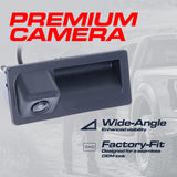 Audi A4/S4 (09-16), A5/S5 (08-17), A6/S6 (12-15), A7/S7 (12-18), Q3 (15-18), Q5/SQ5 (09-17) OEM Replacement Backup Camera OE Part # 5N0-827-566-AA, 5N0-827-566-C