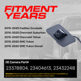 Cadillac Escalade (2015-2020) / Chevrolet Suburban (2015-2020), Tahoe (2015-2020) / GMC Yukon (2015-2020), Yukon Denali (2015-2020) OEM Replacement Backup Camera OE Part # 23378804, 23404613, 23432248 - Master Tailgaters