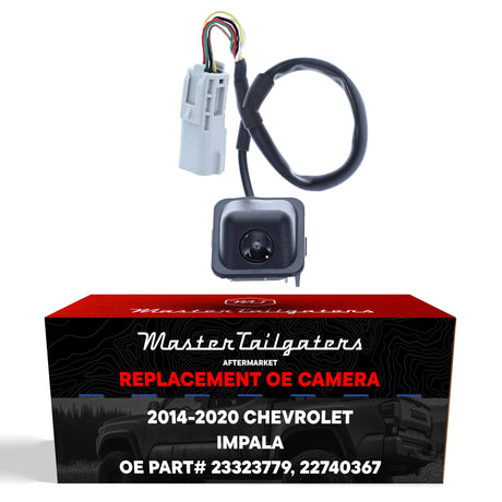 Chevrolet Impala (2014-2020), Impala Eco (2014) OEM Replacement Backup Camera OE Part # 23323779, 22740367 - Master Tailgaters
