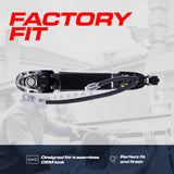 Exterior Door Handle Chrome Replacement for Nissan Cube (09-14), Juke (11-17), Versa (12-24) OE Part # 80640-9KA0A | Front Left Driver Side w/ Keyhole Cover