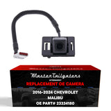Chevrolet Malibu, Malibu Hybrid (2016-2024) w/o HD RearVision OEM Replacement Backup Camera OE Part OE Part # 23334180 - Master Tailgaters