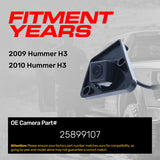 Hummer H3 (2009-2010) OEM Replacement Backup Camera OE Part # 25899107
