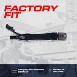 Exterior Door Handle Chrome Replacement for Nissan Maxima (2016-2024), Murano (2015-2024) OE Part # 80640-4RA0B, 80640-4RA0A | Front Right Passenger Side w/o Keyhole Cover