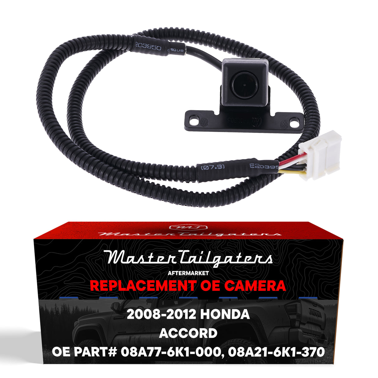 Honda Accord Coupe/Sedan (2008-2012) OEM Replacement Backup Camera OE Part # 08A21-6K1-370, 08A77-6K1-000 - Master Tailgaters