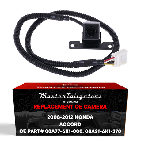 Honda Accord Coupe/Sedan (2008-2012) OEM Replacement Backup Camera OE Part # 08A21-6K1-370, 08A77-6K1-000 - Master Tailgaters