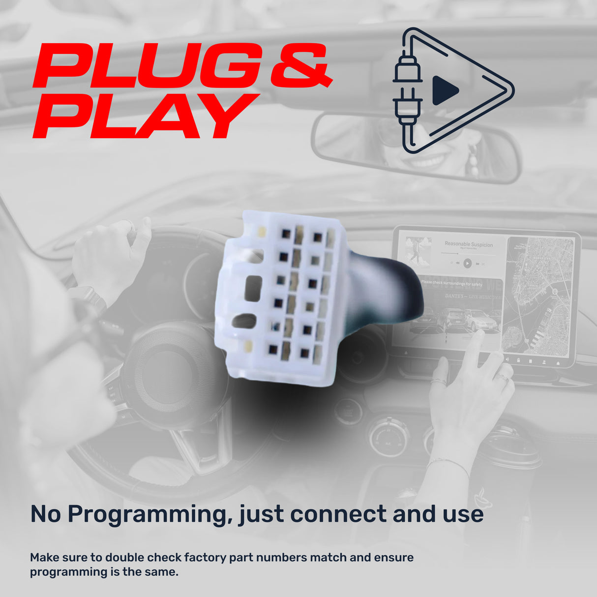 Honda Accord Sedan (EX-L, Touring) 2013, Accord Hybrid (EX-L, Touring) 2014-2015 OEM Replacement Backup Camera OE Part # 39530-T2A-A01 - Master Tailgaters