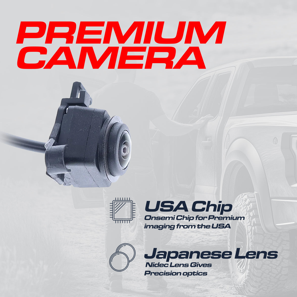 Toyota Camry + Hybrid (2021-2024) OEM Replacement Left Side View Camera OE Part # 86790-06180