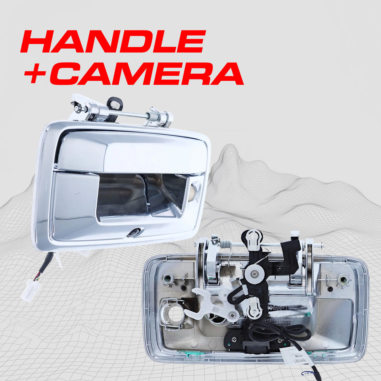 Chevrolet Silverado / GMC Sierra (2014-2015) Chrome Replacement Tailgate Handle with Backup Camera - Master Tailgaters