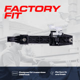 Exterior Door Handle Black Primed Replacement for Nissan Sentra B16 (2007-2012) (Smart Entry System w/o Sensor) OE Part # 80606-ZT52B, 80606-ET92A | Front Right Passenger Side w/o Keyhole