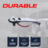 Exterior Door Handle Black/Chrome Replacement for Toyota Avalon (08-12), Highlander (08-13), Highlander Hybrid (08-13) OE Part # 69210-07010-C0, 69210-30310-C0 | Front Left Driver Side