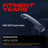 Exterior Door Handle Upgraded Black Metal Replacement for Toyota Tundra (2007-2021) OE Part # 69210-0C010 | Front LH w/ Keyhole