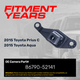 Toyota Prius C (2015), Aqua (2015) OEM Replacement Backup Camera OE Part # 86790-52141