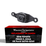 Toyota Prius C (2015), Aqua (2015) OEM Replacement Backup Camera OE Part # 86790-52141