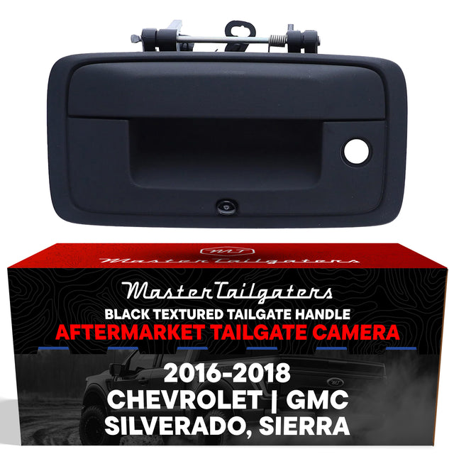 Chevrolet Silverado / GMC Sierra (2016-2018) Black Replacement Tailgate Handle with Backup Camera - Master Tailgaters