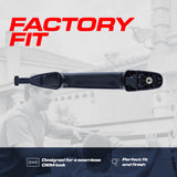 Exterior Door Handle Upgraded Black Metal Replacement for Toyota 4Runner 03-09, Avalon 05-12, Camry 07-11, Tacoma 05-15 / Lexus GX 470 03-09, RX350 07-09 OE Part# 69211-AE010 | Rear RH=LH w/o Keyhole