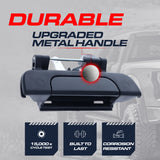 Tailgate Handle Upgraded Black Metal Replacement for Toyota Tacoma (1995-2004) OE Part # 69090-35010 | Tailgate Handle w/o Keyhole