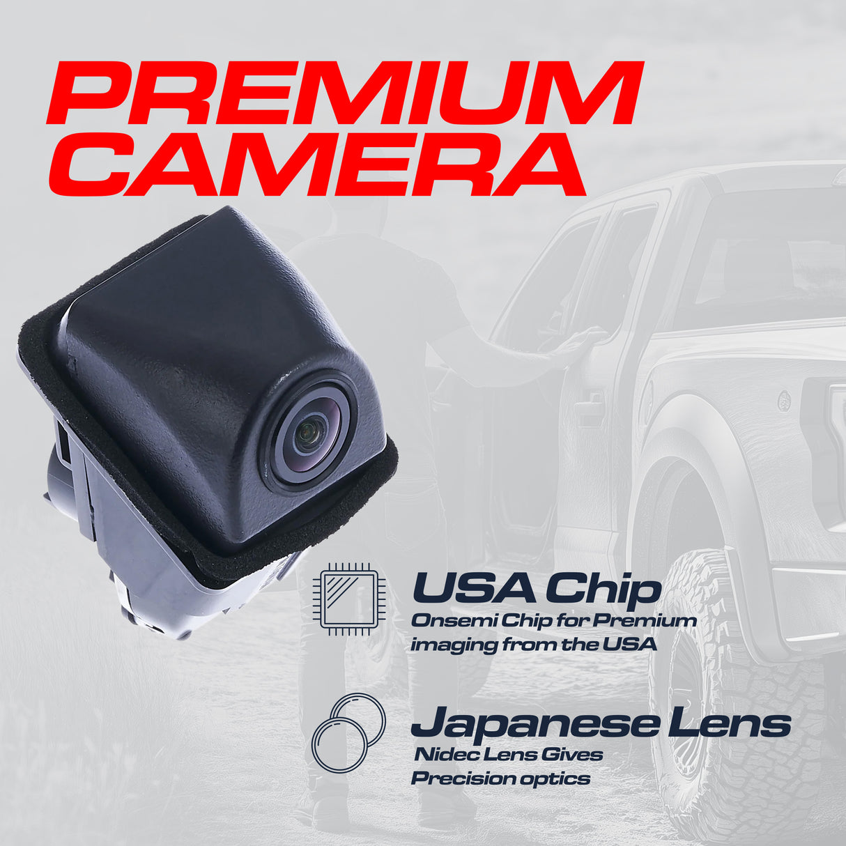 BMW 2/3/4/5/7 Series (2009-2020), M2/M3/M4 (2015-2018), X1/X3/X5/X6 (2010-2015) OEM Replacement Backup Camera OE Part # 66539191224, 66539200566, 66539216283, 66539240351 - Master Tailgaters