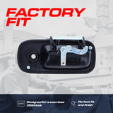 Exterior Door Handle Upgraded Black Metal Replacement for Chevrolet Express Van (1996-2009) / GMC Savana 1500, 2500, 3500, 4500 (1996-2009)