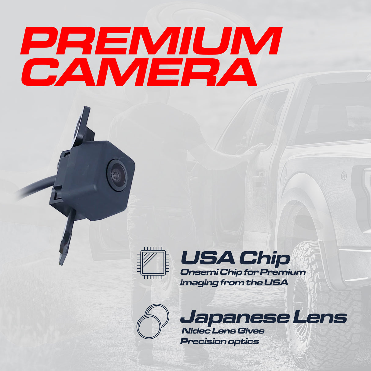 Hyundai Genesis (2009-2014) OEM Replacement Backup Camera OE Part # 95760-3M000, 95760-3M050, 95760-3M060, 95760-3M061, 95760-3M200