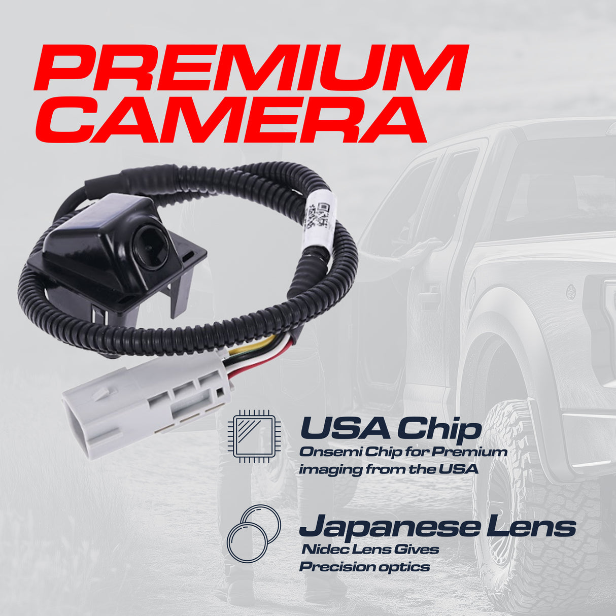 Buick Encore (13-22), Chevrolet Trax (13-22), Chevrolet Equinox (14-15), GMC Terrain/Terrain Denali (14-17) OEM Replacement Backup Camera OE Part # 22868129, 42389646 - Master Tailgaters