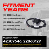 Buick Encore (13-22), Chevrolet Trax (13-22), Chevrolet Equinox (14-15), GMC Terrain/Terrain Denali (14-17) OEM Replacement Backup Camera OE Part # 22868129, 42389646 - Master Tailgaters