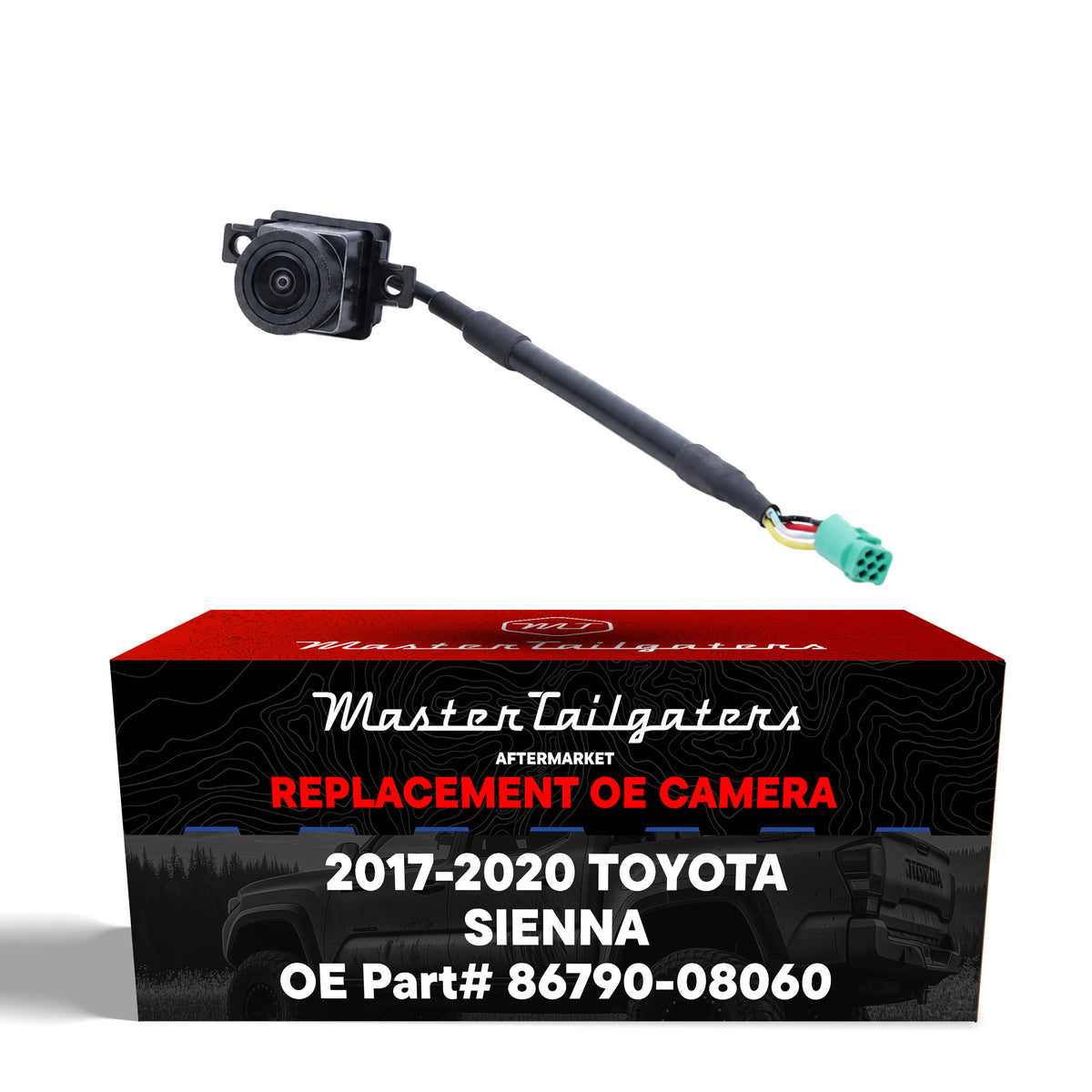 Toyota Sienna (2017-2020) OEM Replacement Left Side View Camera OE Part # 86790-08060