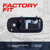 Exterior Door Handle Upgraded Black Metal Replacement for Chevrolet Express Van (2010-2023) / GMC Savana 1500, 2500, 3500 (2010-2023)