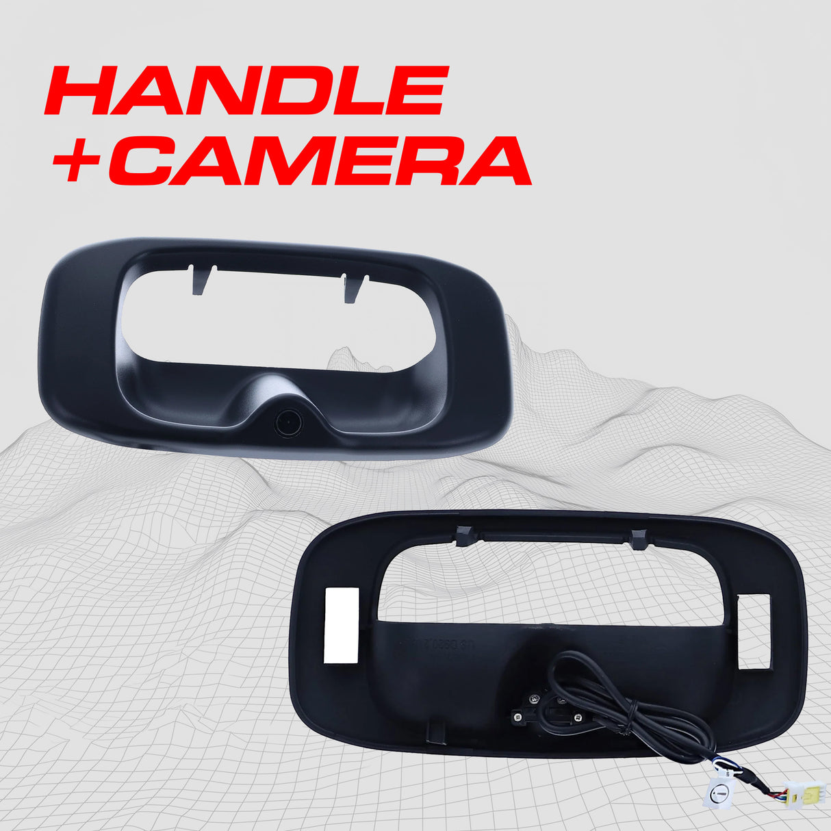 Chevrolet Silverado/GMC Sierra (1999-2006) Black Replacement Tailgate Bezel with Backup Camera