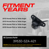 Honda Pilot w/ Wide Angle (2012-2015) OEM Replacement Backup Camera OE Part # 39530-SZA-A21