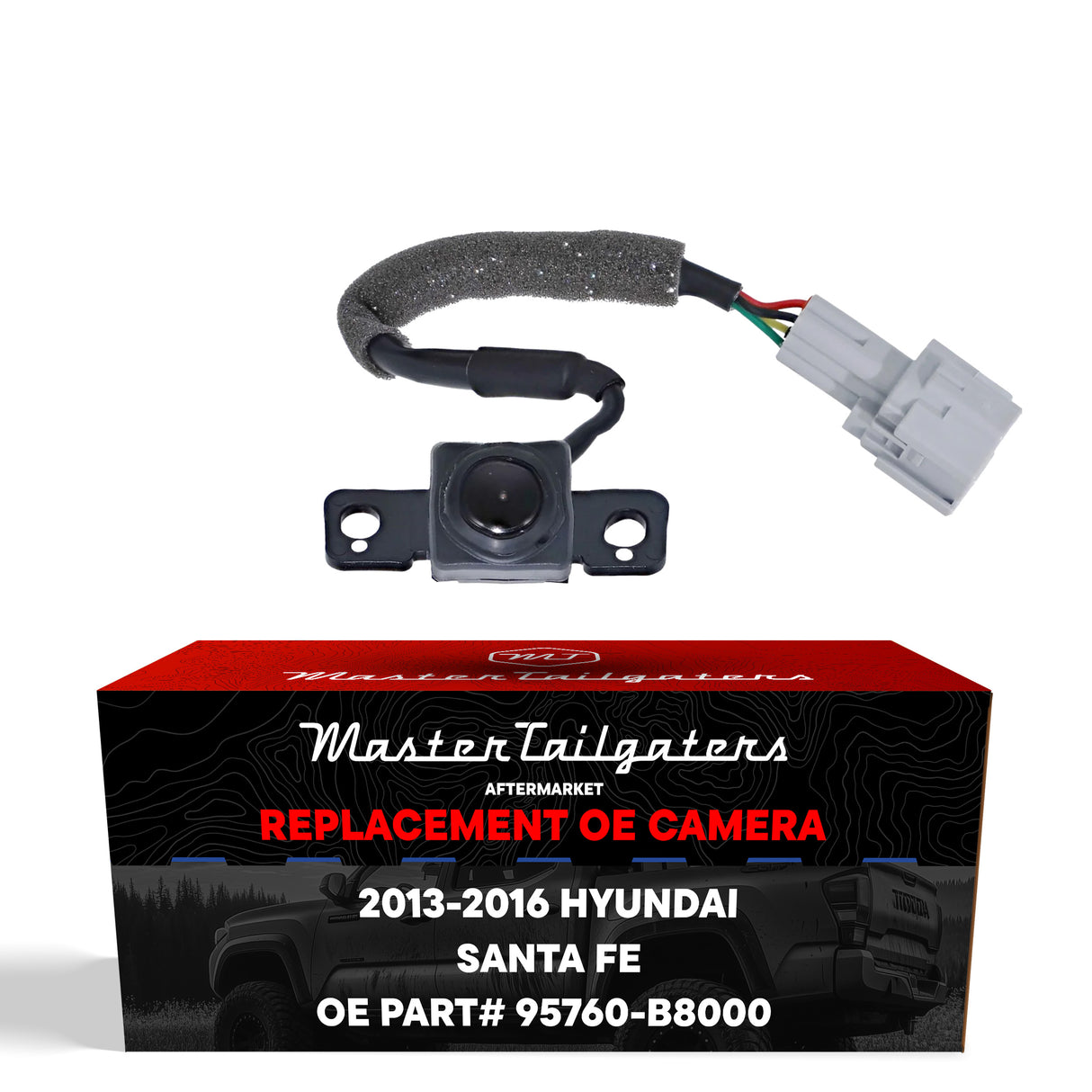 Hyundai Santa Fe 3.3L w/ Navigation (2013-2016) OEM Replacement Backup Camera OE Part # 95760-B8000