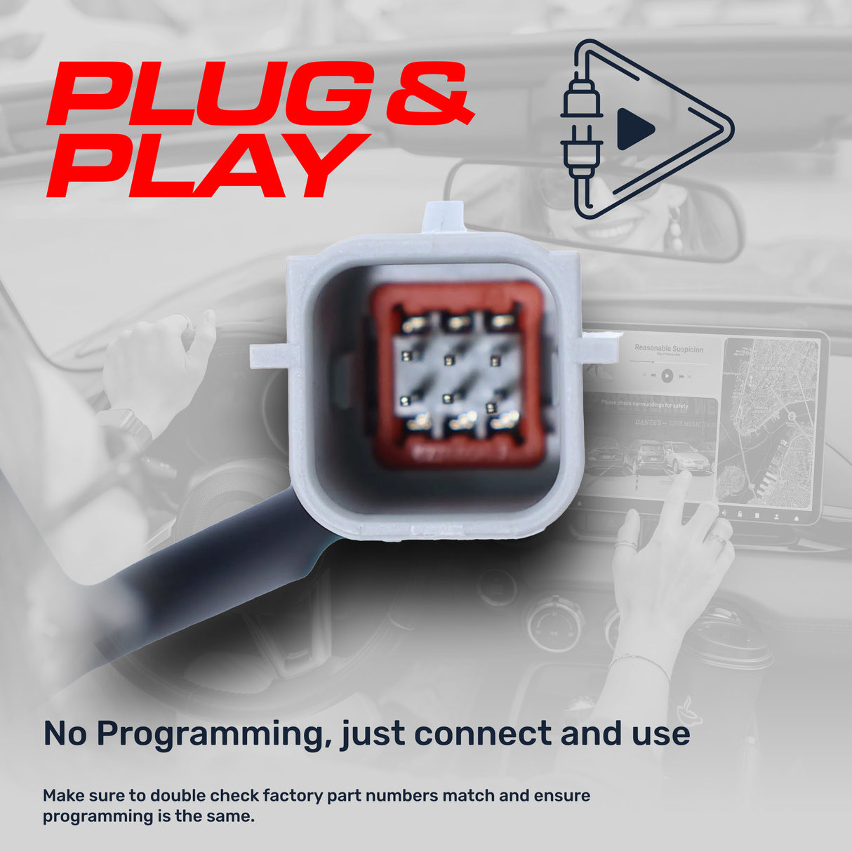 Buick Envision w/o Surround View (2016-2018) OEM Replacement Backup Camera OE Part # 84163768, 84093580, 22926660 - Master Tailgaters