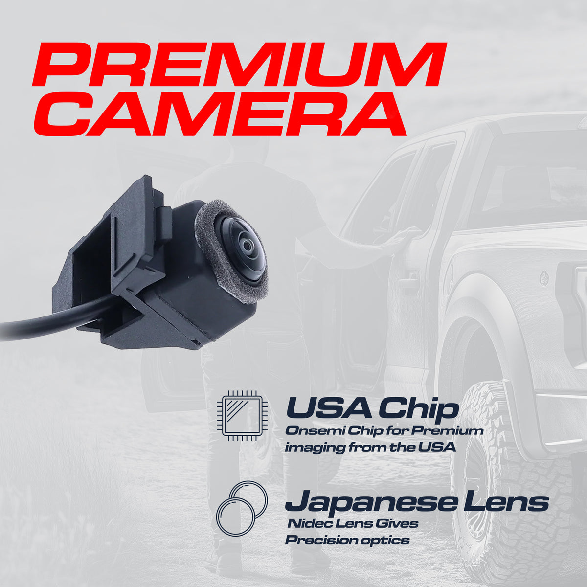 Cadillac XT5 w/ Surround View (2017-2019) OEM Replacement Backup Camera OE Part # 23422404