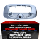 Chevrolet Silverado/GMC Sierra (1999-2006) Chrome Replacement Tailgate Bezel with Backup Camera - Master Tailgaters