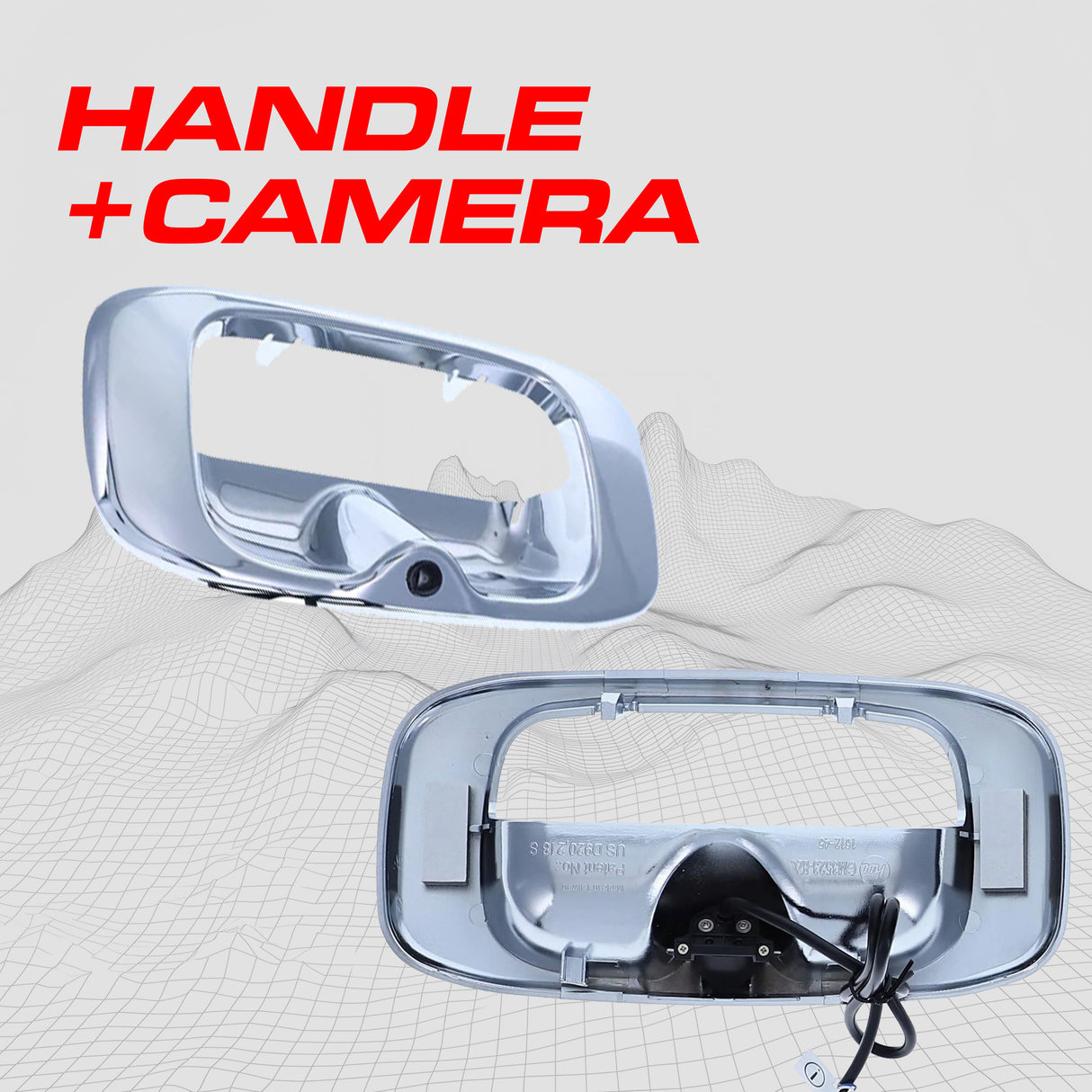 Chevrolet Silverado/GMC Sierra (1999-2006) Chrome Replacement Tailgate Bezel with Backup Camera - Master Tailgaters