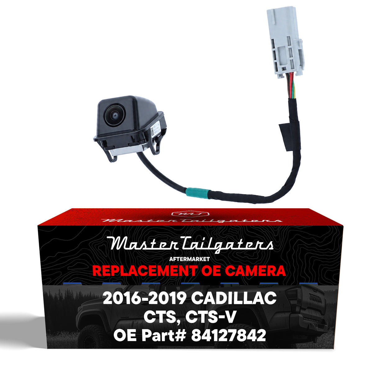 Cadillac CTS Sedan (2016-2017), CTS Sedan Type 2 (2018-2019), CTS-V Sedan (2016-2019) OEM Replacement Backup Camera OE Part # 84127842
