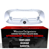 Dodge Dakota (1997-2011) Chrome Replacement Tailgate Bezel with Backup Camera