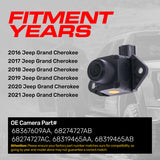 Jeep Grand Cherokee (2016-2021) OEM Replacement Backup Camera OE Part # 68367609AA, 68274727AB, 68274727AC, 68319465AA, 68319465AB - Master Tailgaters
