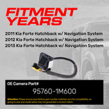 Kia Forte Hatchback w/ Navigation System (2011-2013) OEM Replacement Backup Camera OE Part # 95760-1M600