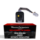 Kia Forte w/ Navigation System (2014-2016) OEM Replacement Backup Camera OE Part # 95760-A7700