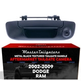 Dodge Ram (2002-2009) Black Metal Replacement Tailgate Handle with Backup Camera