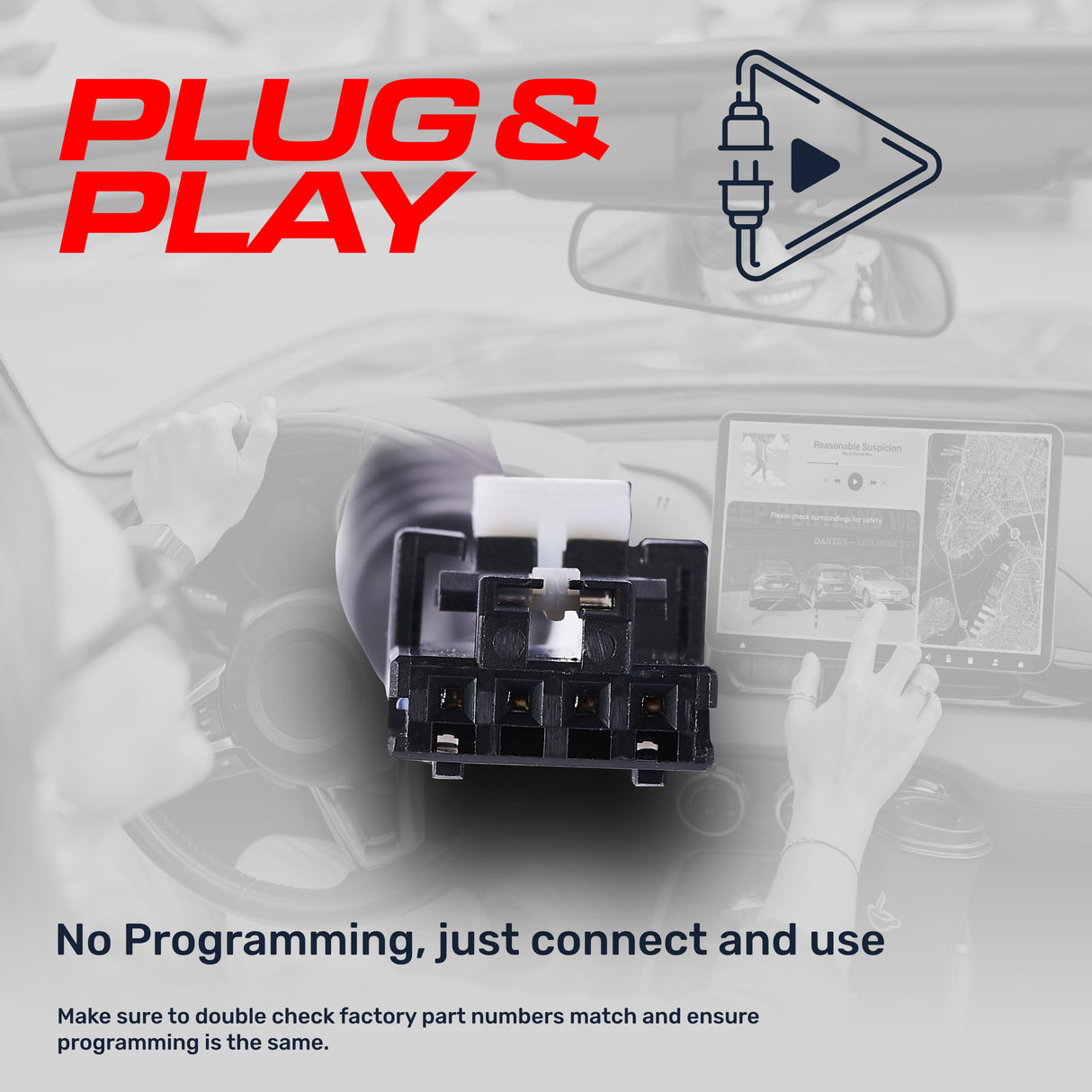 Kia Soul (2010-2013) OEM Replacement Backup Camera OE Part # 957602K1013D