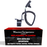 Kia Sportage w/o Parking Line (11-12) [To 12-1-11], Sportage w/o Parking Line (12-15) [From 12-1-11] OEM Replacement Backup Camera OE Part # 95750-3W100, 95750-3W000