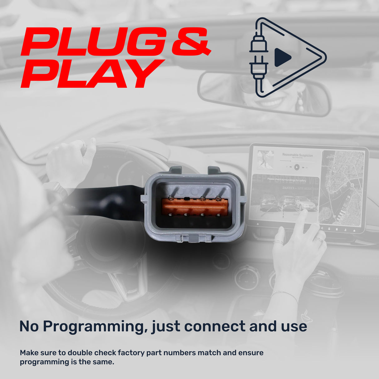 Kia Sorento w/o AVM, w/o Navigation System (2016-2018) OEM Replacement Backup Camera OE Part # 95760-C6210