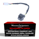 Buick Encore GX (2020-2023) / Chevrolet Silverado 1500/2500/3500 (2019-2024), TrailBlazer (2021-2023) / GMC Sierra 1500/2500/3500 (2019-2024) OEM Replacement Backup Camera OE Part# 23390515, 42549755