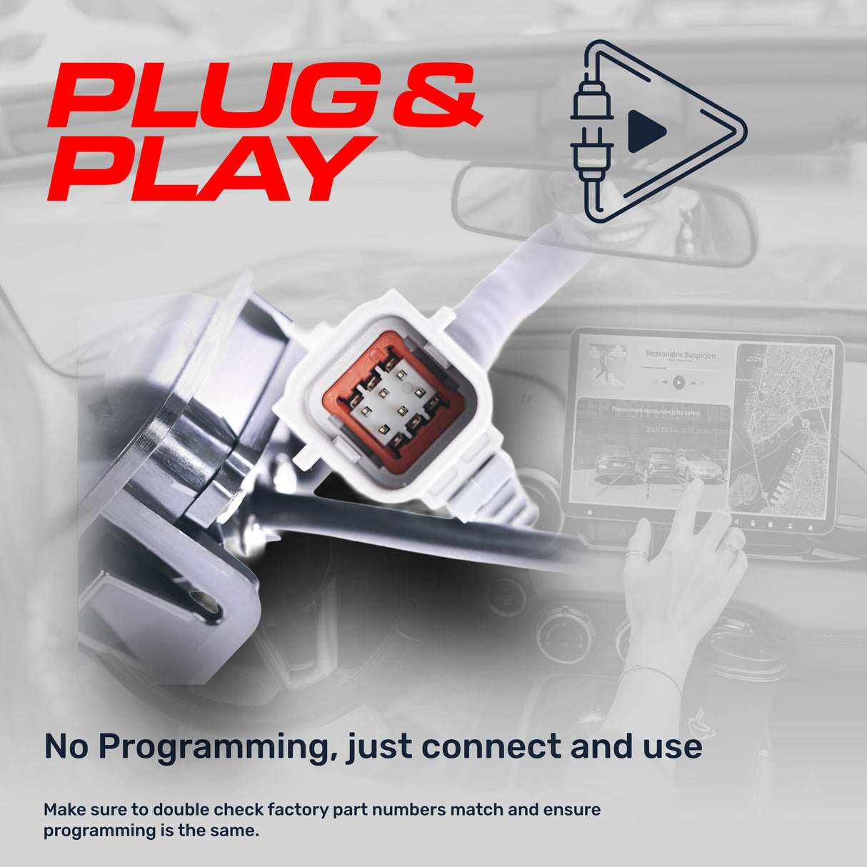 Buick Verano (2013-2017) OEM Replacement Backup Camera OE Part # 22806051, 84192898