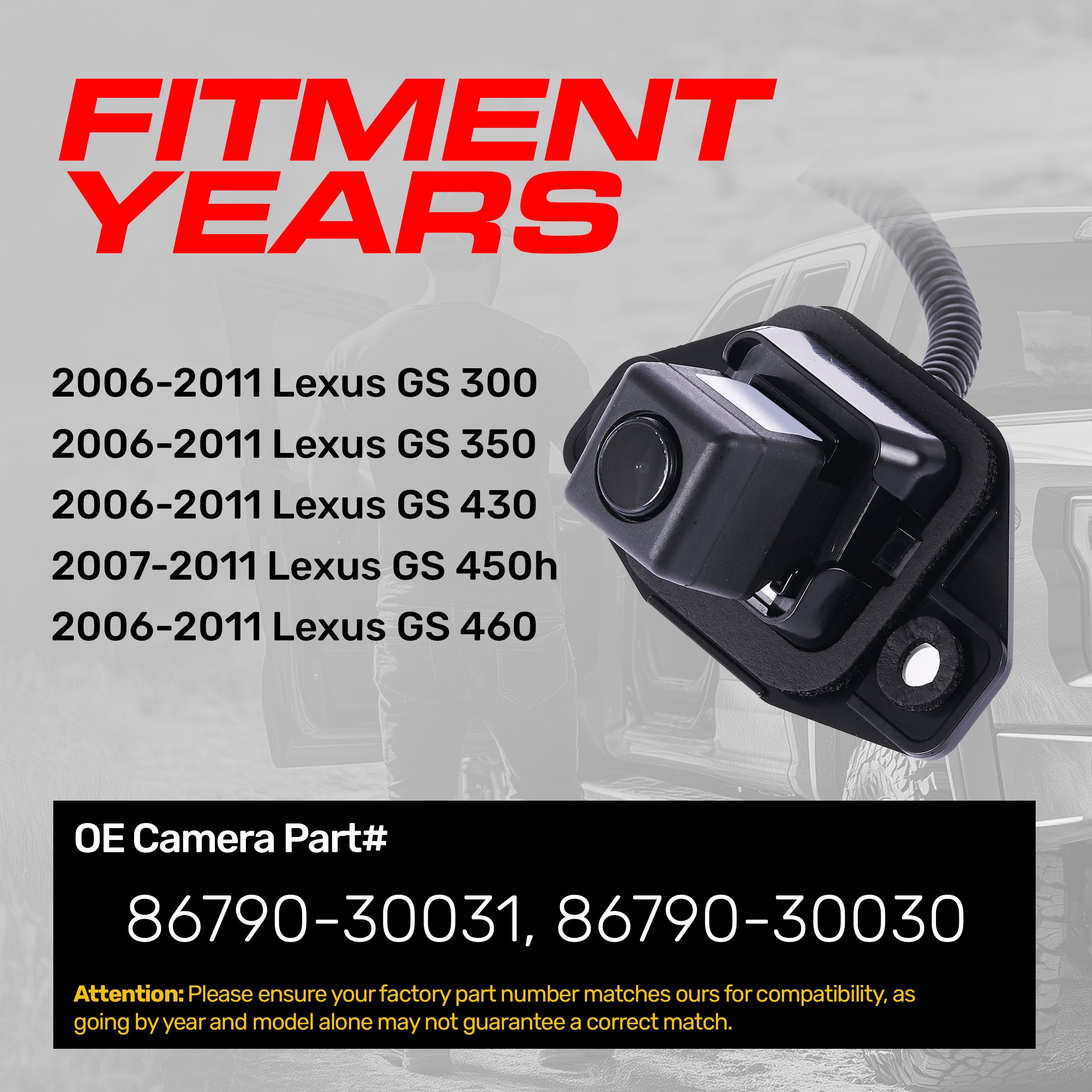 Lexus GS 300/350/430/460 (2006-2011), GS 450h (2007-2011) OEM