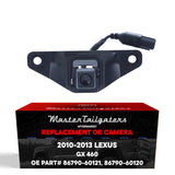 Lexus GX 460 (2010-2013) OEM Replacement Backup Camera OE Part # 86790-60120, 86790-60121