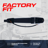 Exterior Door Handle Black/Chrome Replacement for Chevrolet Malibu (16-24), Equinox (14-24), Impala (14-24) OE Part # 13521819, 13599551, 13597049, 13582796 | Front Right Passenger Side w/o Keyhole