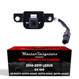 Lexus GX 460 w/ AVM (2014-2019) OEM Replacement Backup Camera OE Part # 86790-60650, 86790-60241, 86790-60240 - Master Tailgaters